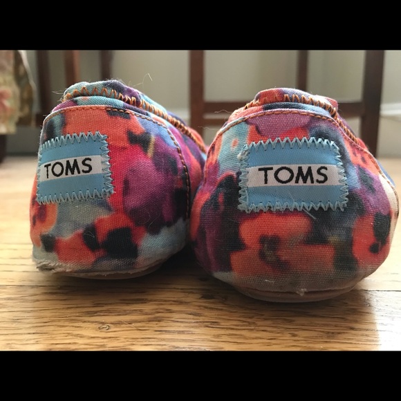 TOMS floral ballet flats - Picture 3 of 3